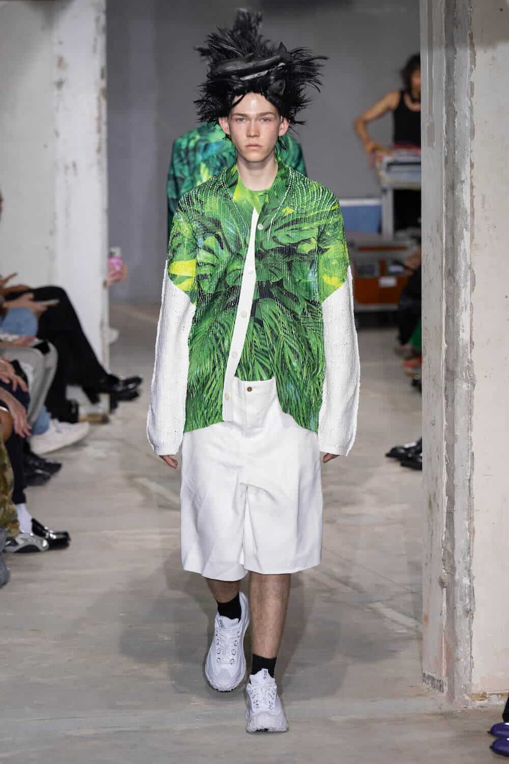 高級品市場 Comme Des Garçons Homme Plus: Menswear SS24 - 10 Magazine USA パンツ